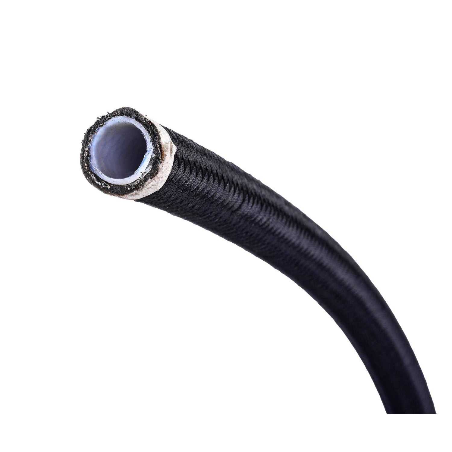 Jegs PTFE-Lined Black Braided Nylon Hose - Cheap Fitting