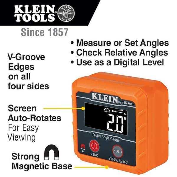 Klein Tools 2-Piece Tape Measure and Digital Angle Gauge and Level Tool Set - Cheap Fitting