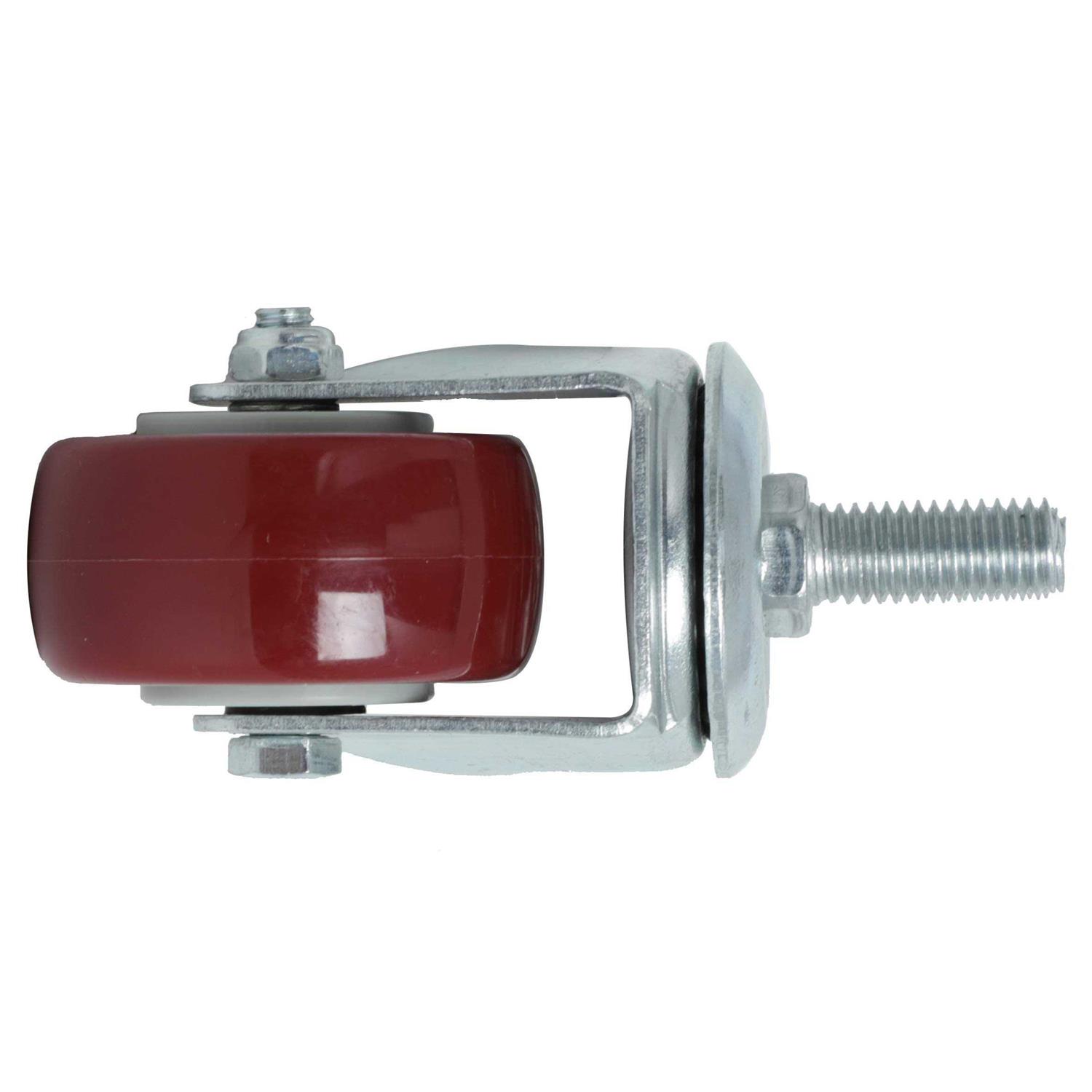 Finnhomy Swivel Caster Wheels 2 Inch Heavy Duty Threaded Stem Casters 1 Set of 4 Premium Polyurethane Wheels PU Load Bearing - Cheap Fitting