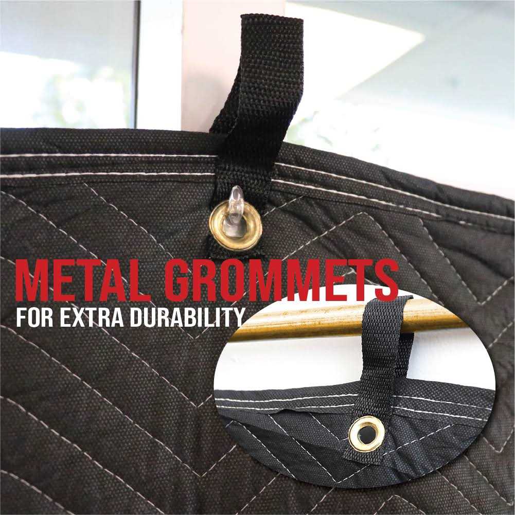 Boxer Tools Studio Grommeted Sound Dampening Blanket 78 in. Light Blocker - Cheap Fitting