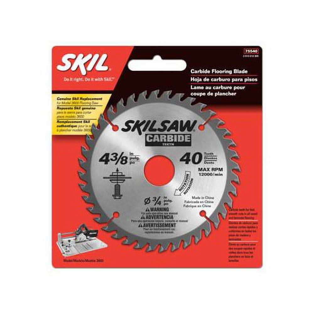 Skil 4-3/8 in. x 40 Flooring Saw Blade 75540 - Cheap Fitting