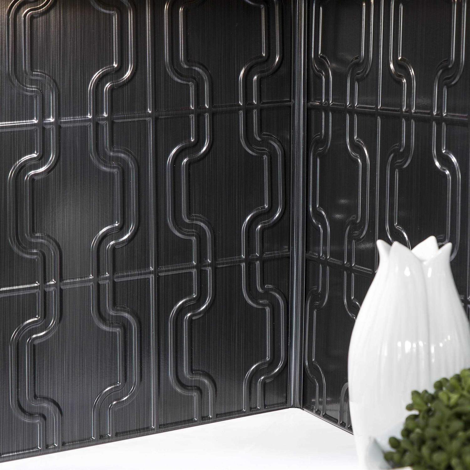 Fasade Chain Decorative Vinyl Backsplash - Cheap Fitting