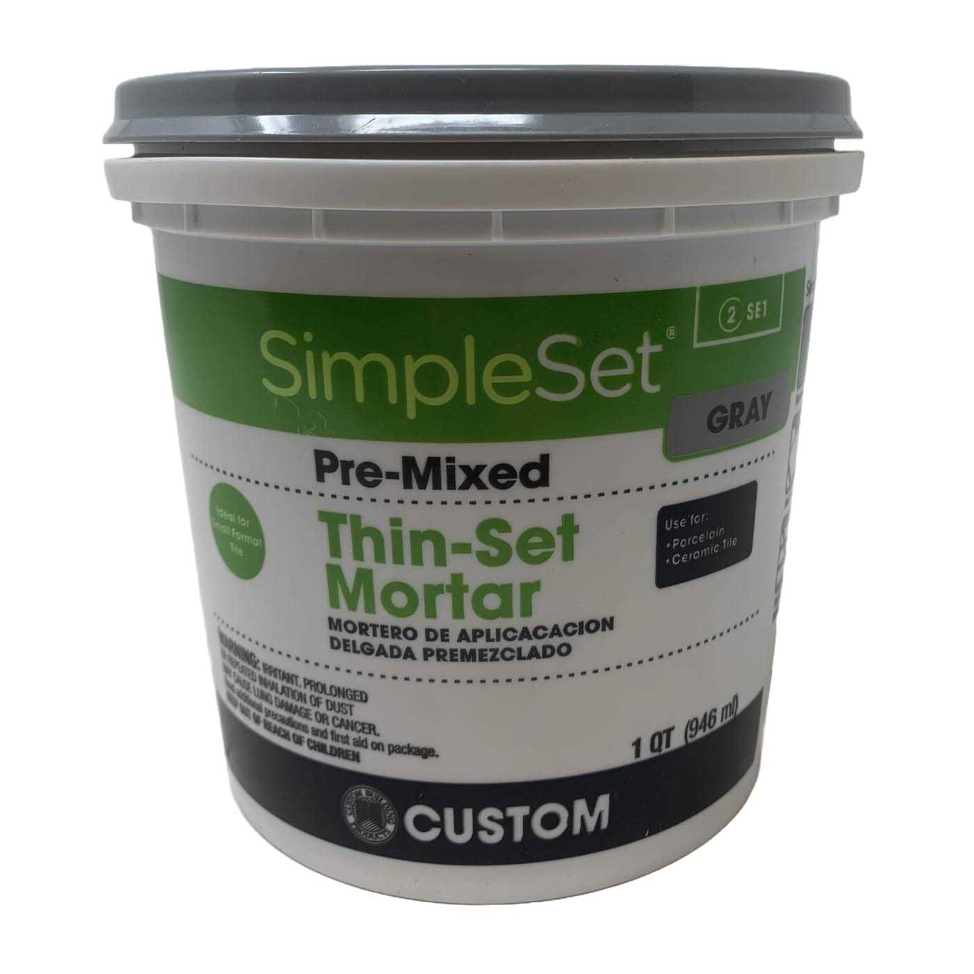 Custom Building Products Tagaqt Simplefix Adhesive & Grout - Cheap Fitting