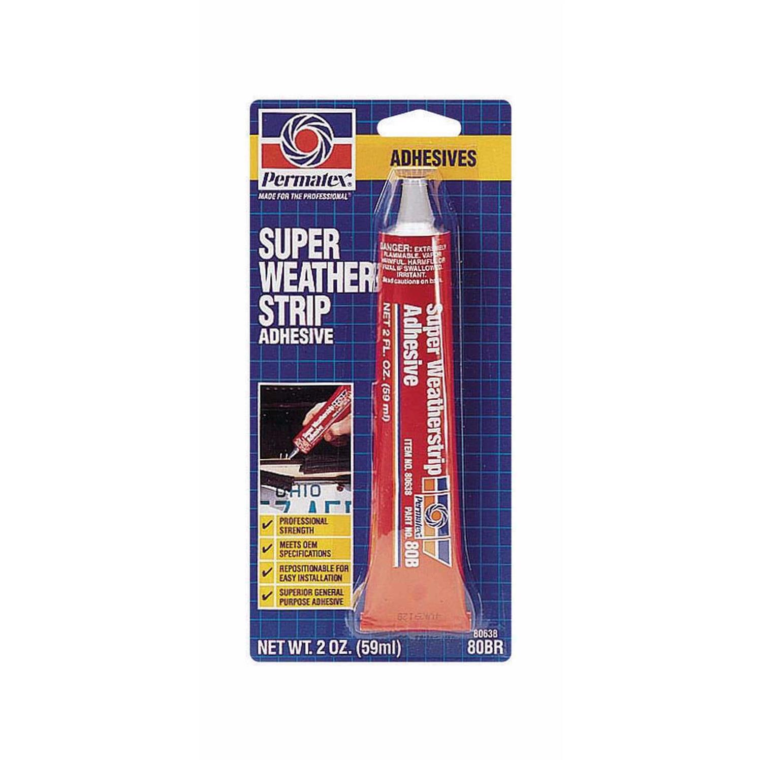 Permatex 80638 Super Weatherstrip Adhesive - Cheap Fitting