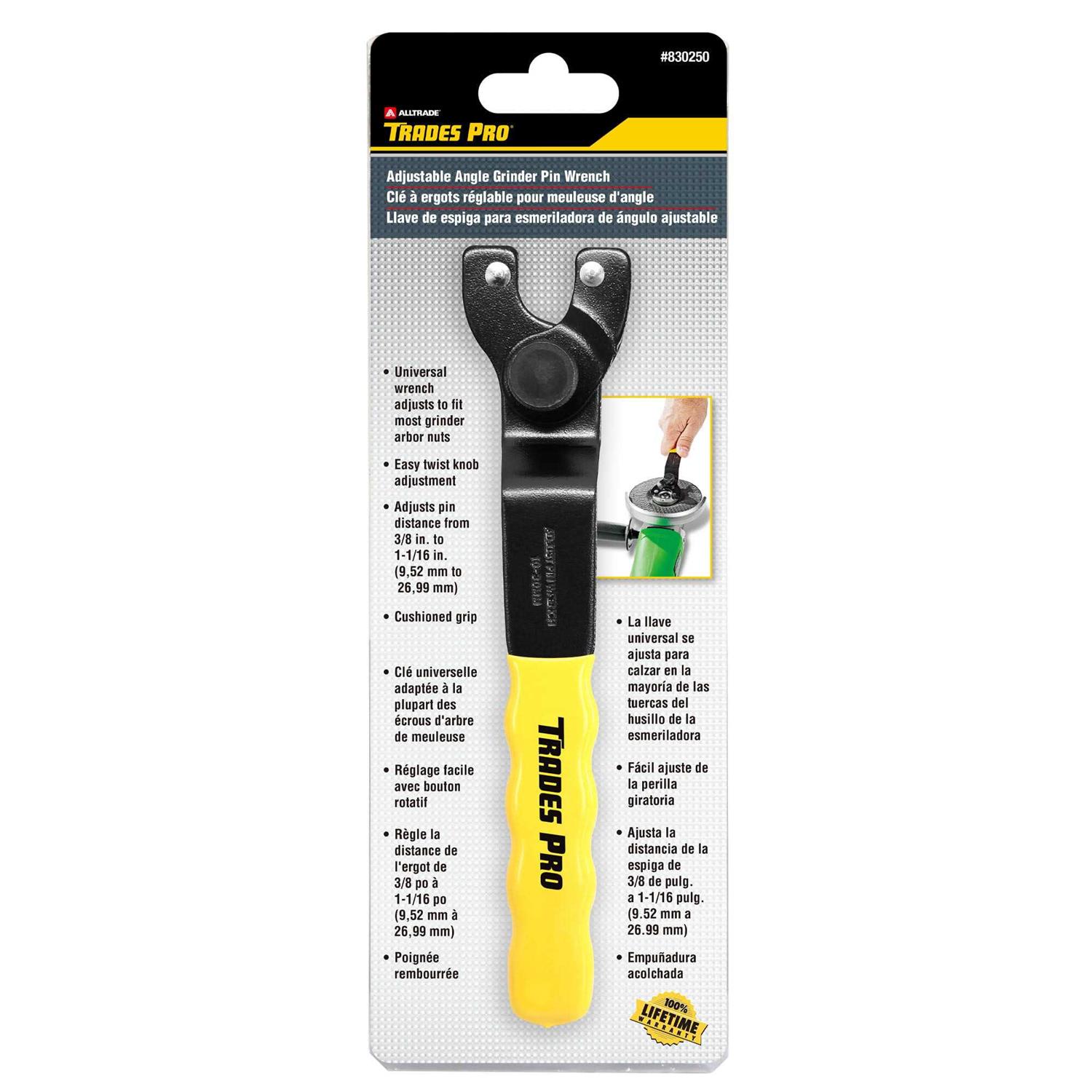 Tradespro Trades Pro Adjustable Angle Grinder Pin Wrench 830250 - Cheap Fitting