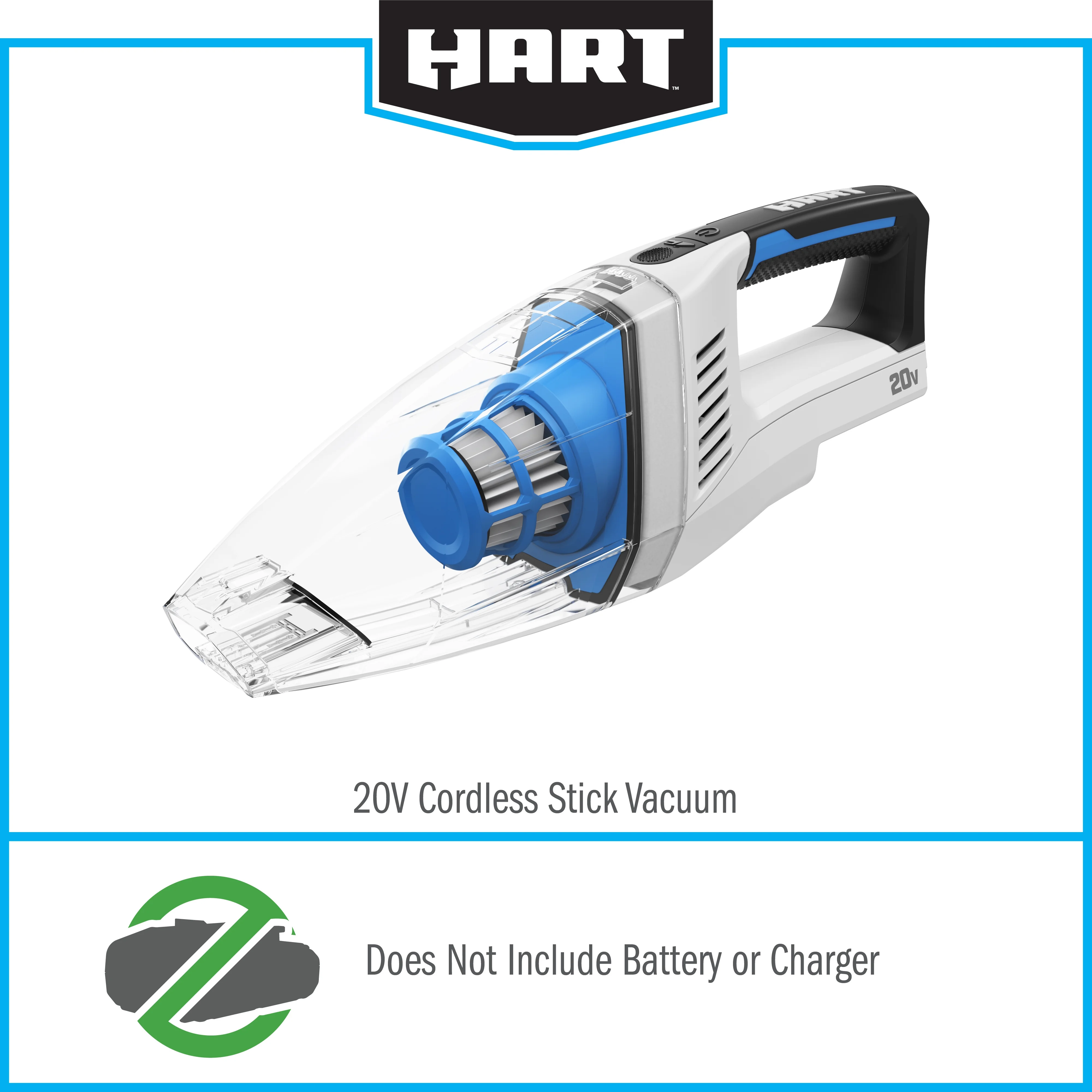 HART 20-Volt Cordless Hand Vacuum, (Battery Not Included) - Cheap Fitting