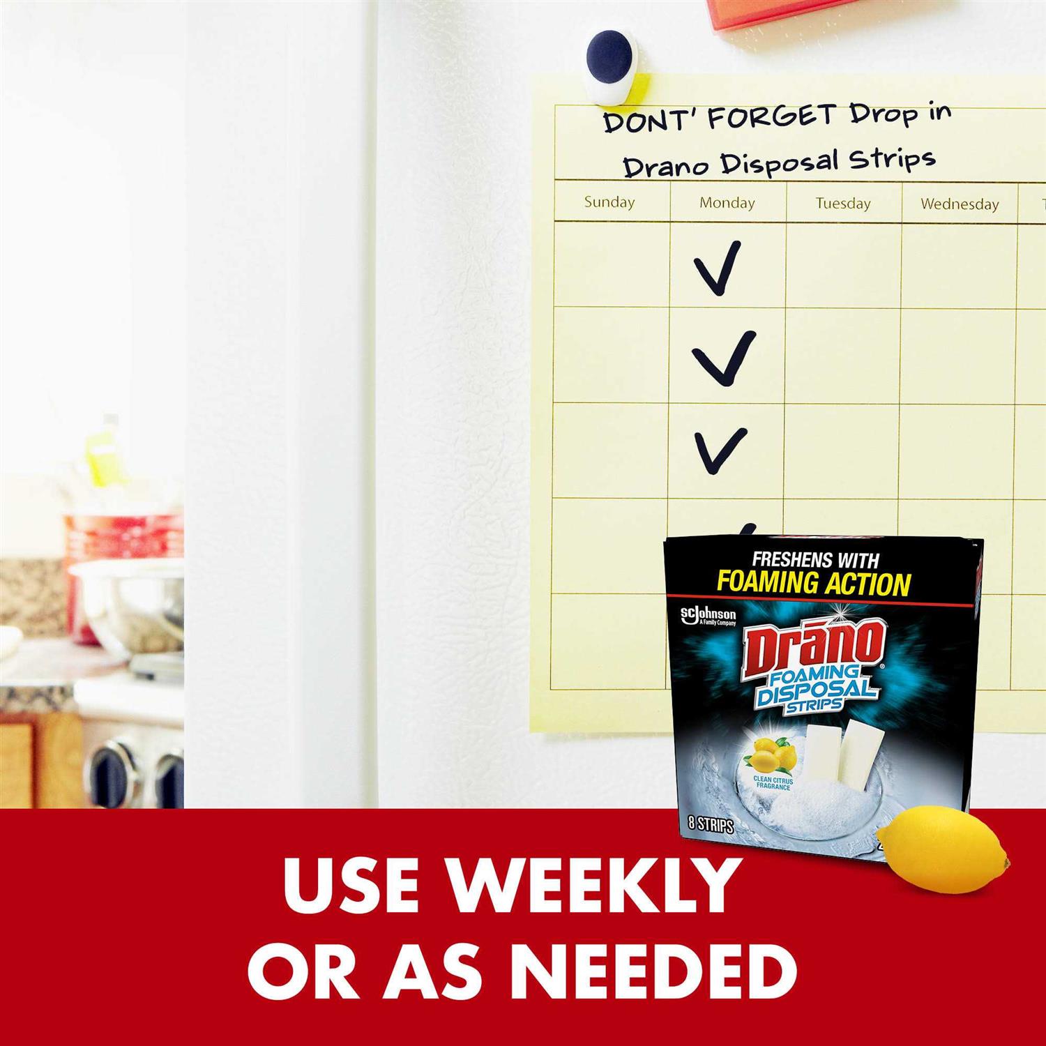 Drano Foaming Disposal Strips - Cheap Fitting