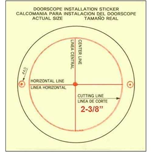 Door Scope DS2000 Door Viewer - Cheap Fitting