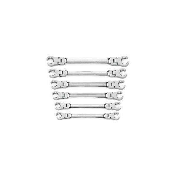 GearWrench 6-Piece Metric Flex Flare Nut Wrench Set 81911 - Cheap Fitting