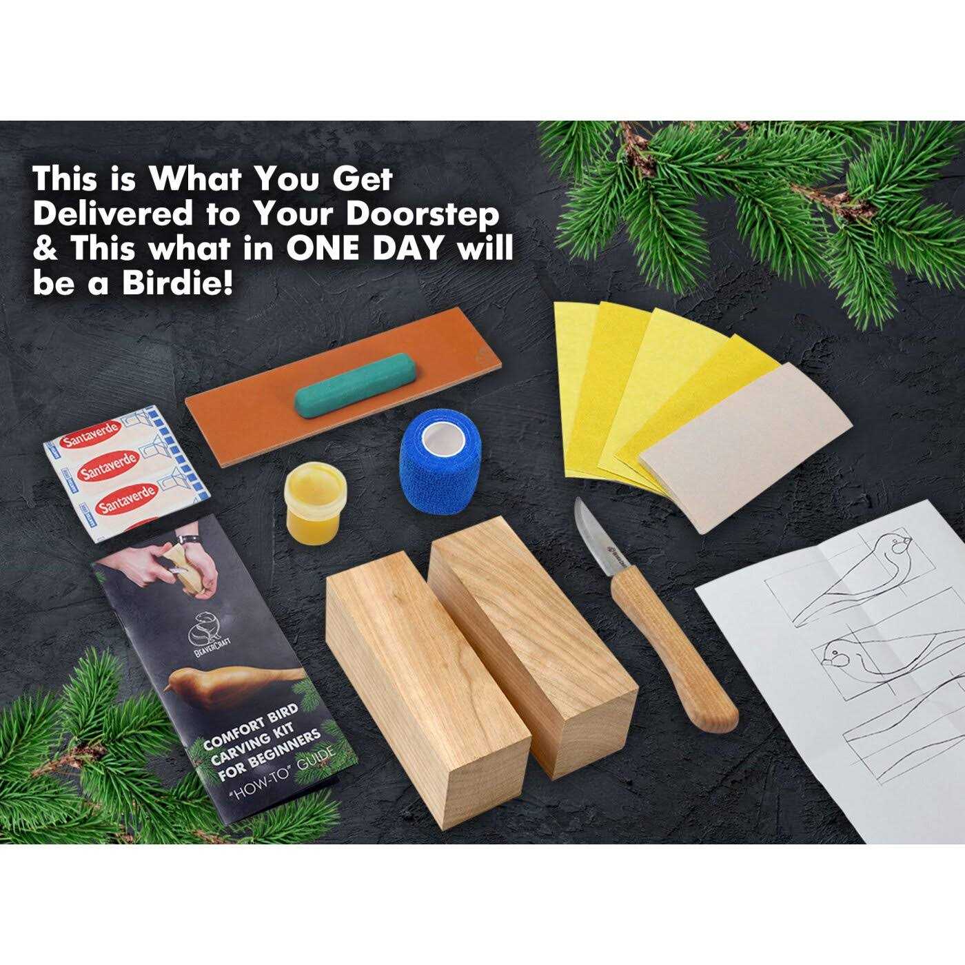 Beavercraft Comfort Bird Carving Kit - Cheap Fitting