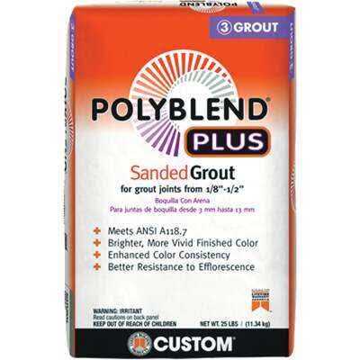 Custom Building Products Polyblend Plus 25 Sanded Grout - Cheap Fitting