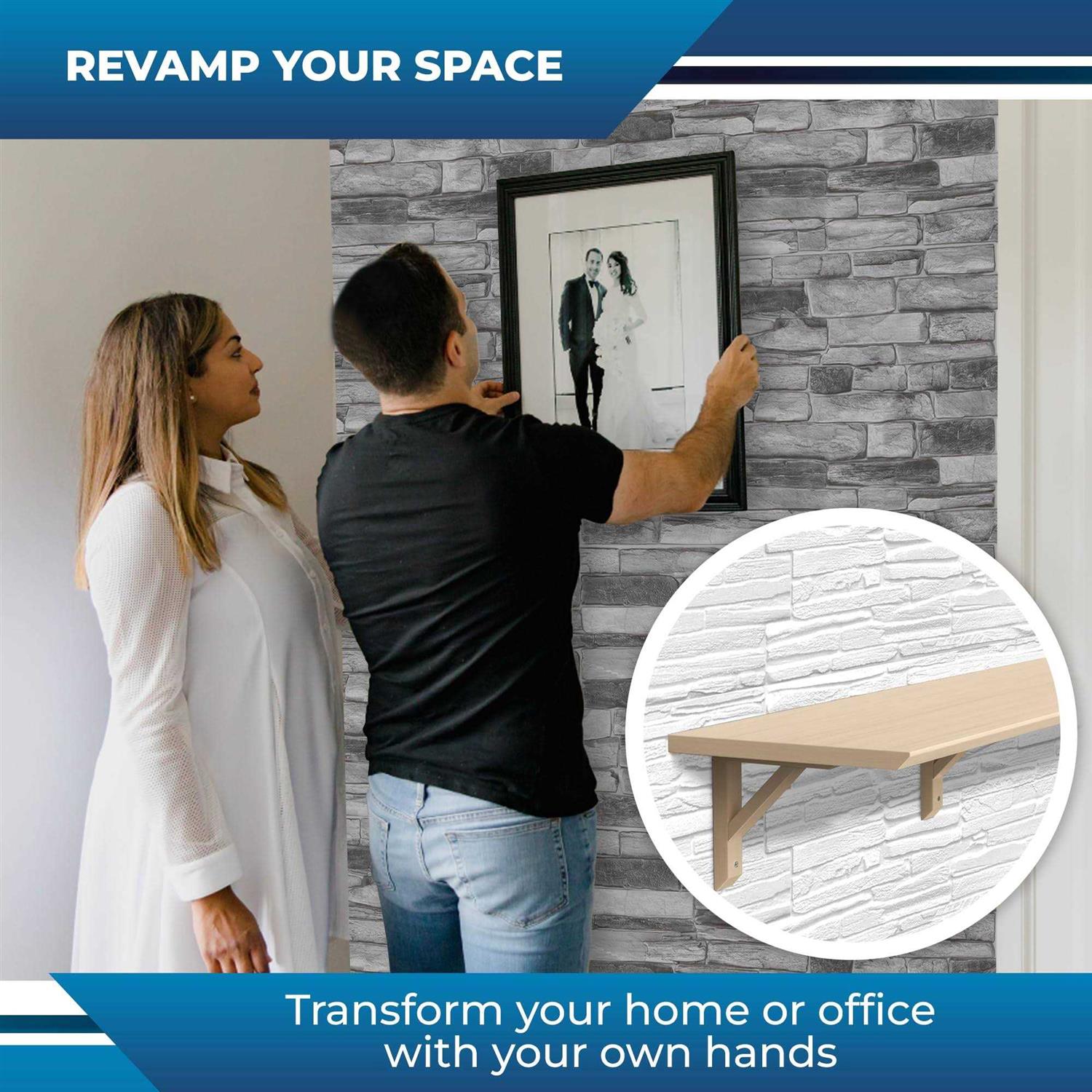 Smart Profile 3D Wall Panels for Interior Wall Decor - Cheap Fitting