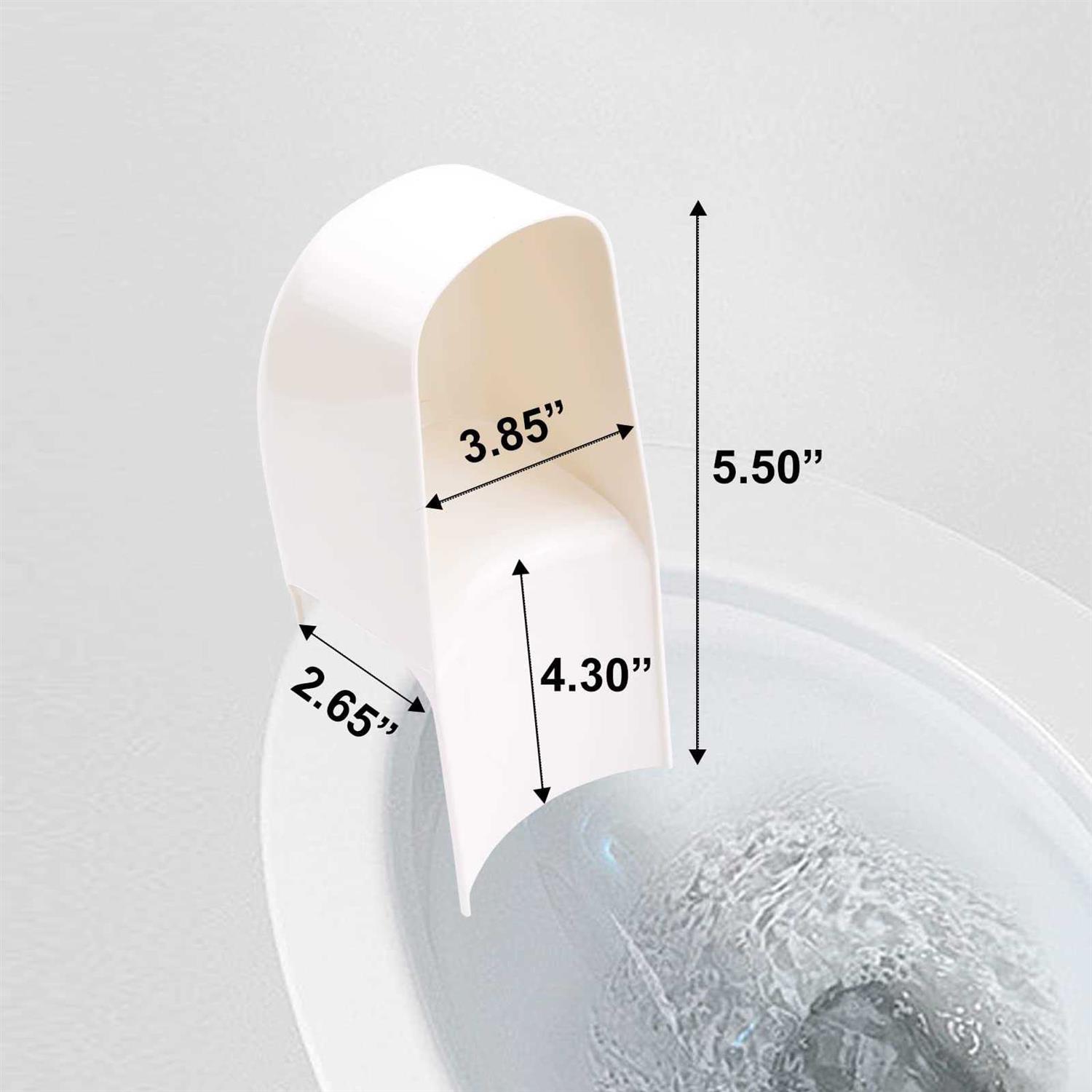 Rugam Splash Guard Toilet Seat Design for Directs Urine Home Care Disability Elevated Fits Most Toilet Seats - Cheap Fitting