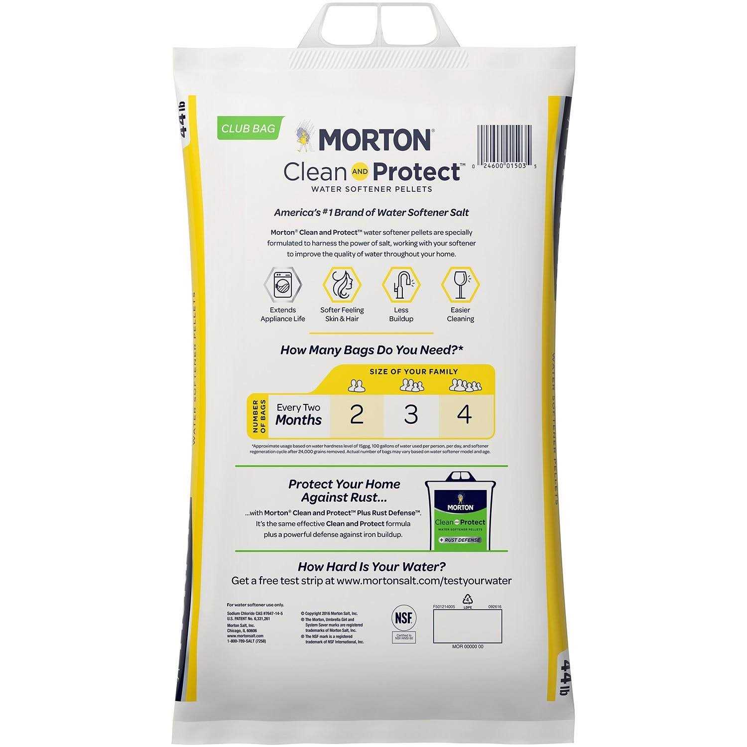 Morton Clean and Protect Water Softener Pellets - Cheap Fitting