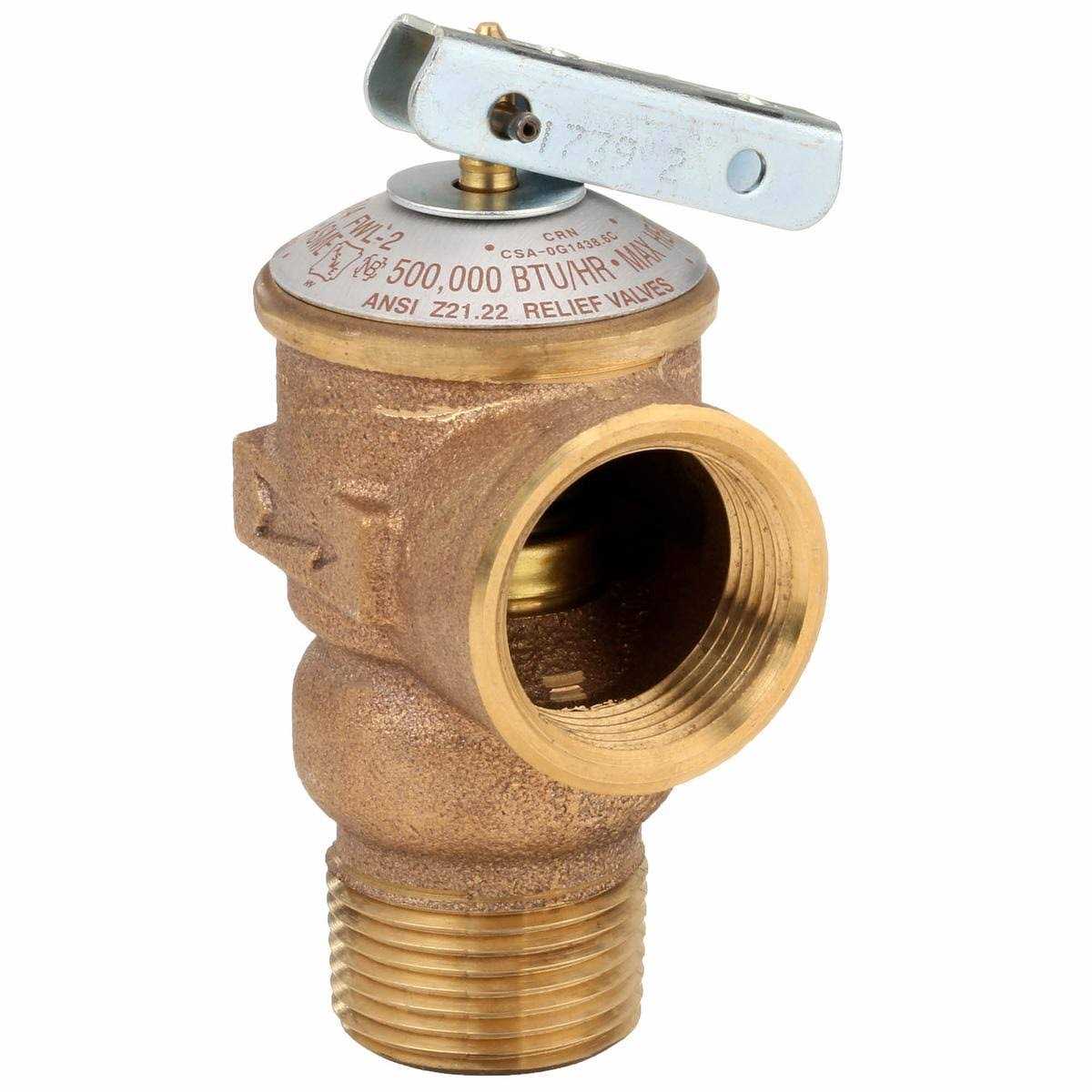 Cash Acme Safety Relief Valve,3/4In,150 psi,Bronze FWL-2 - Cheap Fitting