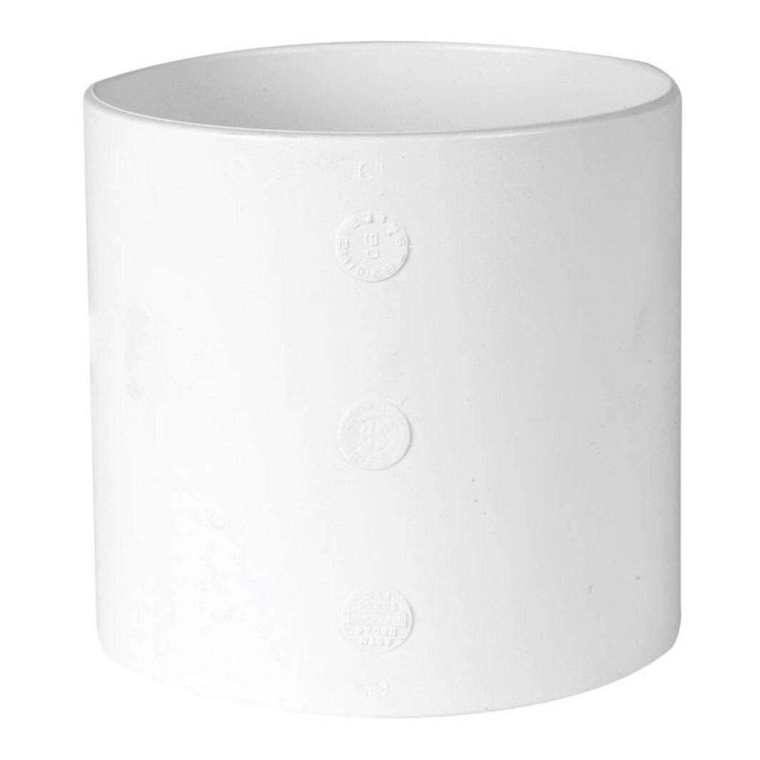NDS 6P05 Schedule 35 6 in. Hub each X 6 in. D Hub in. PVC Coupling - Cheap Fitting