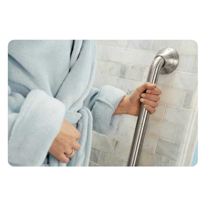 Moen LR8716D3CH Chrome 16 Designer Grab Bar - Cheap Fitting