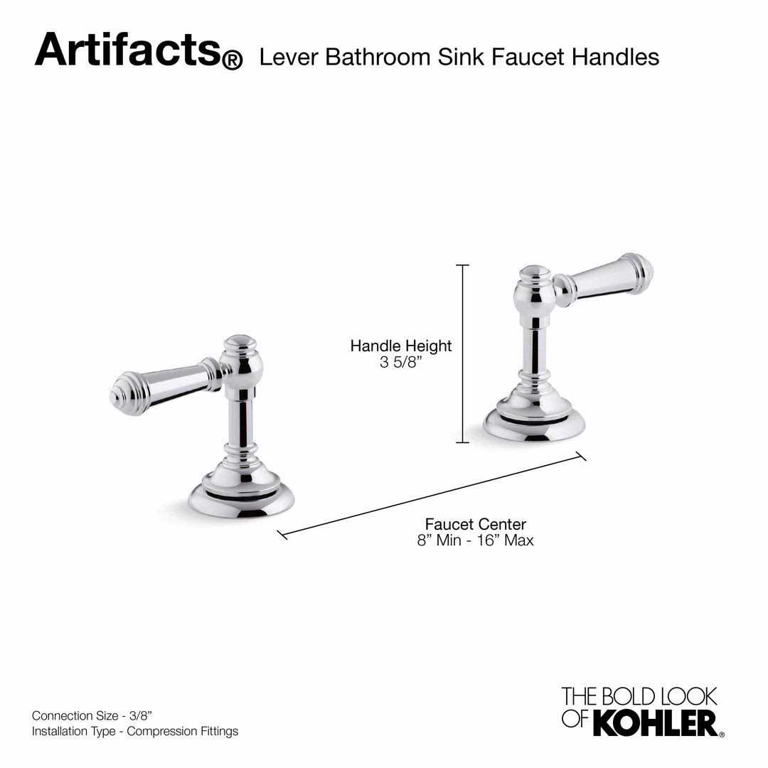 KOHLER 98068-4 Artifacts Lever bathroom sink faucet Handles - Cheap Fitting