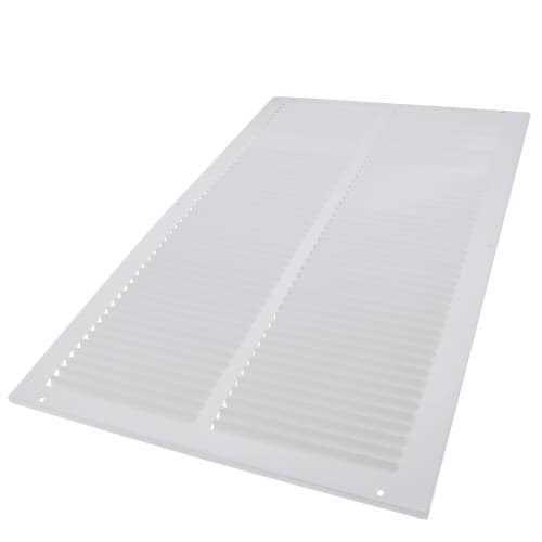 Hart & Cooley 43333A 14 x 24 White Sidewall/Ceiling Return Air Grille - Cheap Fitting