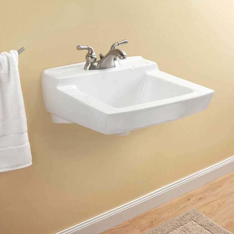 American Standard Declyn Wall Hung Bathroom Sink 0321.975.020 - Cheap Fitting