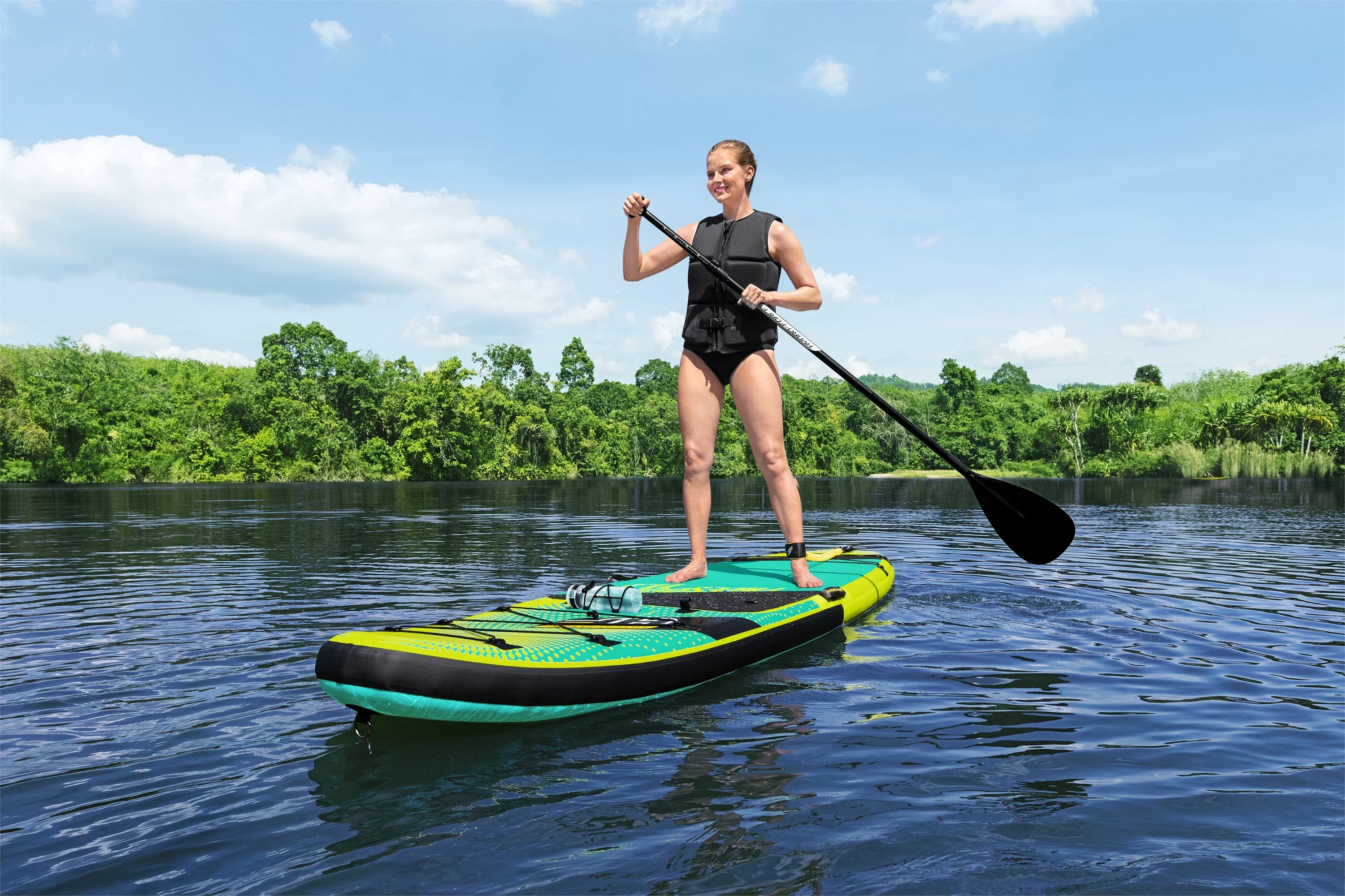 Hydro-Force Freesoul Tech Convertible Stand-up Paddleboard and Inflatable Kayak Set - Cheap Fitting