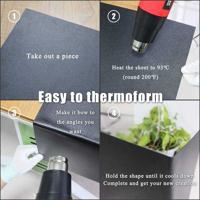 Zuvas Black ABS Plastic Sheet 12 x 16 x 6 Pack - Cheap Fitting