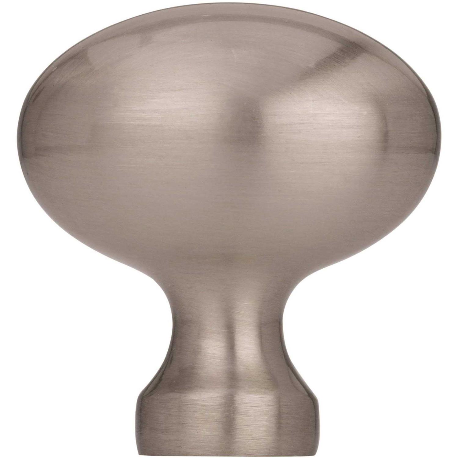 Amerock Vaile 1-3/8-in Matte Black Oval Contemporary Cabinet Knob 10BX53014FB - Cheap Fitting