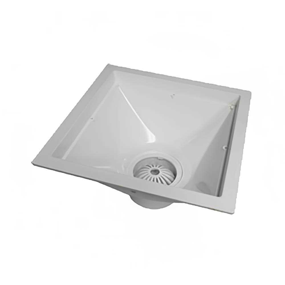 Canplas 394718 9 Square Endura Standard Floor Sink - Cheap Fitting