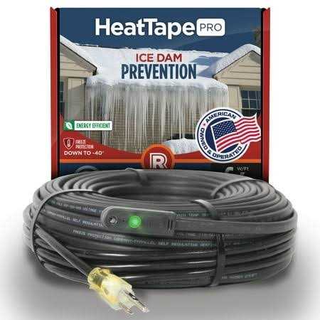 Radiant Solutions Heat Tape Pro Heating Cable For Roof & Gutter 120v - Cheap Fitting
