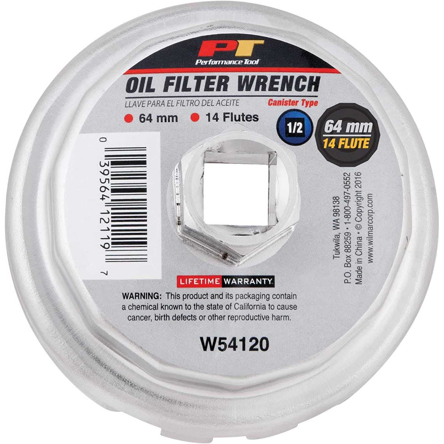 Performance Tool W54120 Oil Filter Wrench for Toyota, Lexus, and Scion - Cheap Fitting