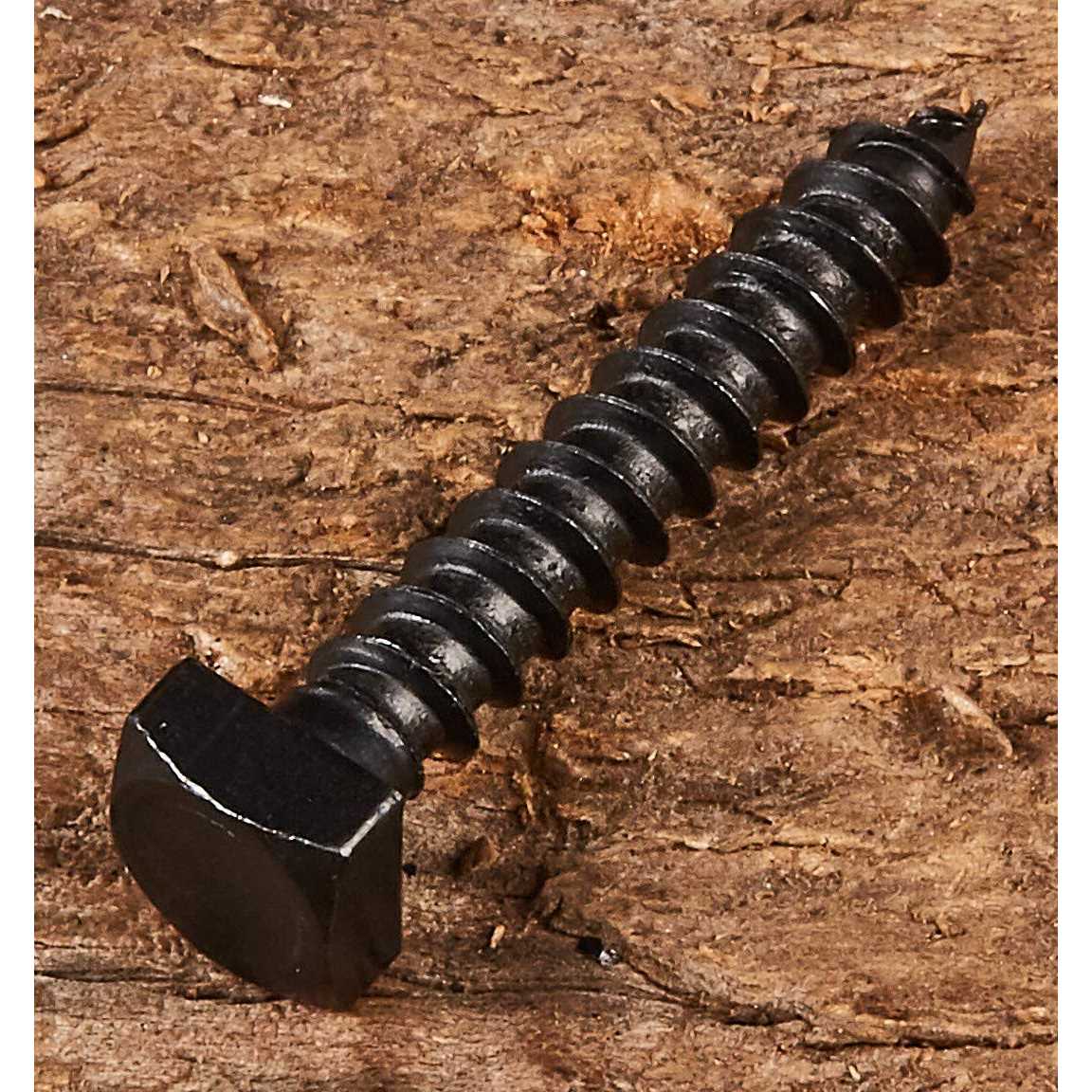 MAKERS BOLT Rustic Square Head Lag Screws Black Oxide Finish Lag Bolts - Cheap Fitting