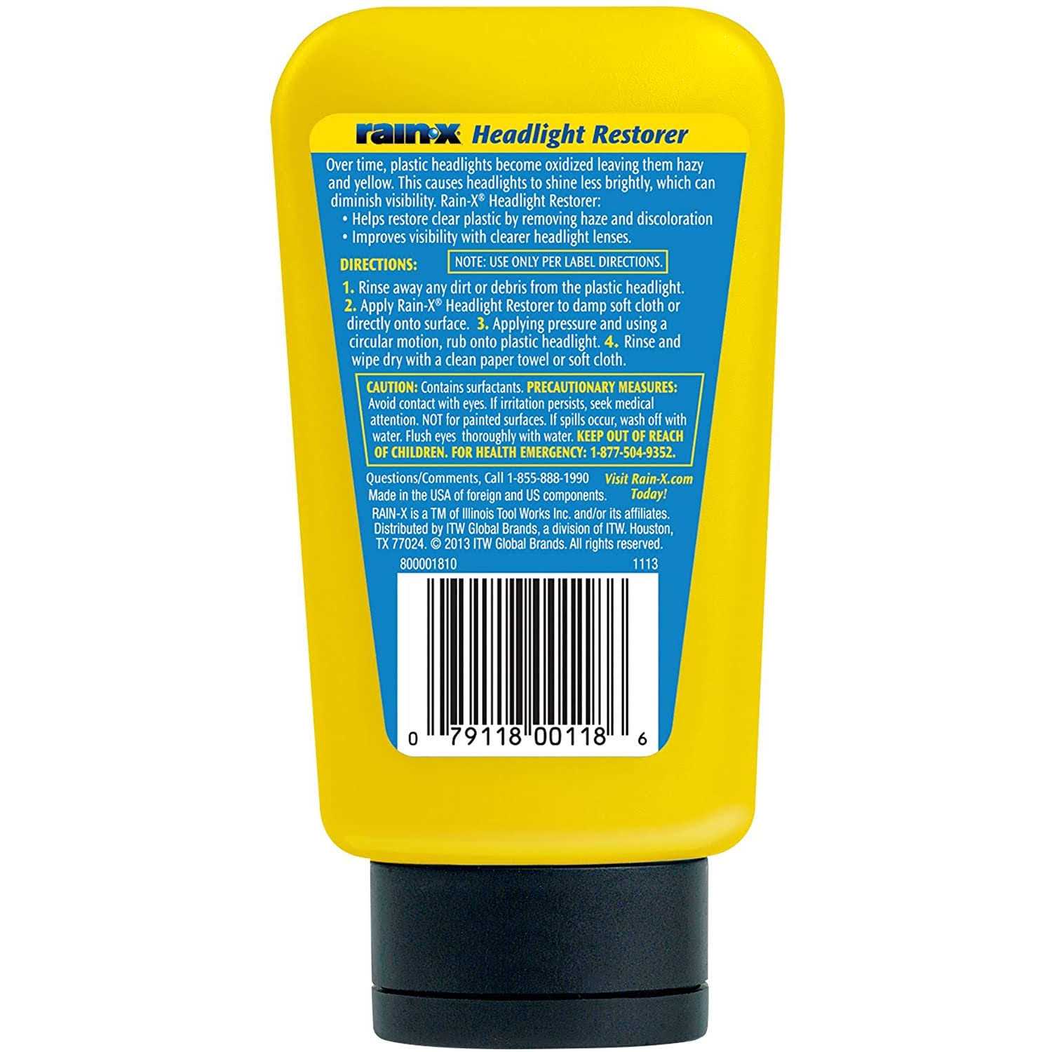 Rain X Headlight Restorer 5OZ - Cheap Fitting