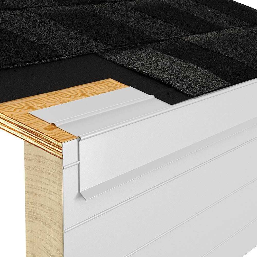 Amerimax 1-1/2 in. W x 10 ft. L Galvanized Steel Drip Edges White 5710300120 - Cheap Fitting