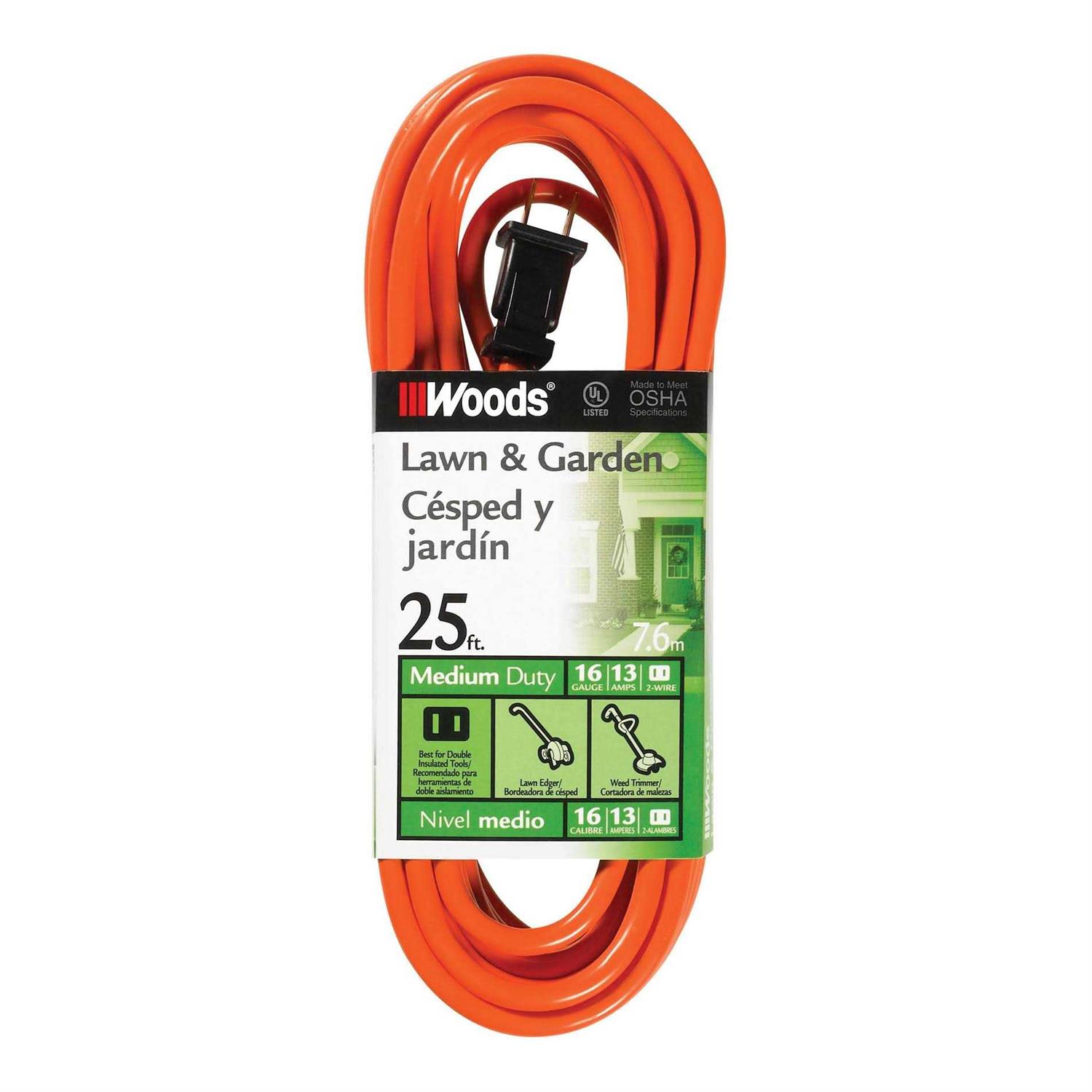 Woods Extension Cord - Cheap Fitting