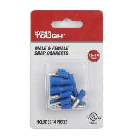 Everstart 14-Piece Snap Connects Male and Female - Cheap Fitting