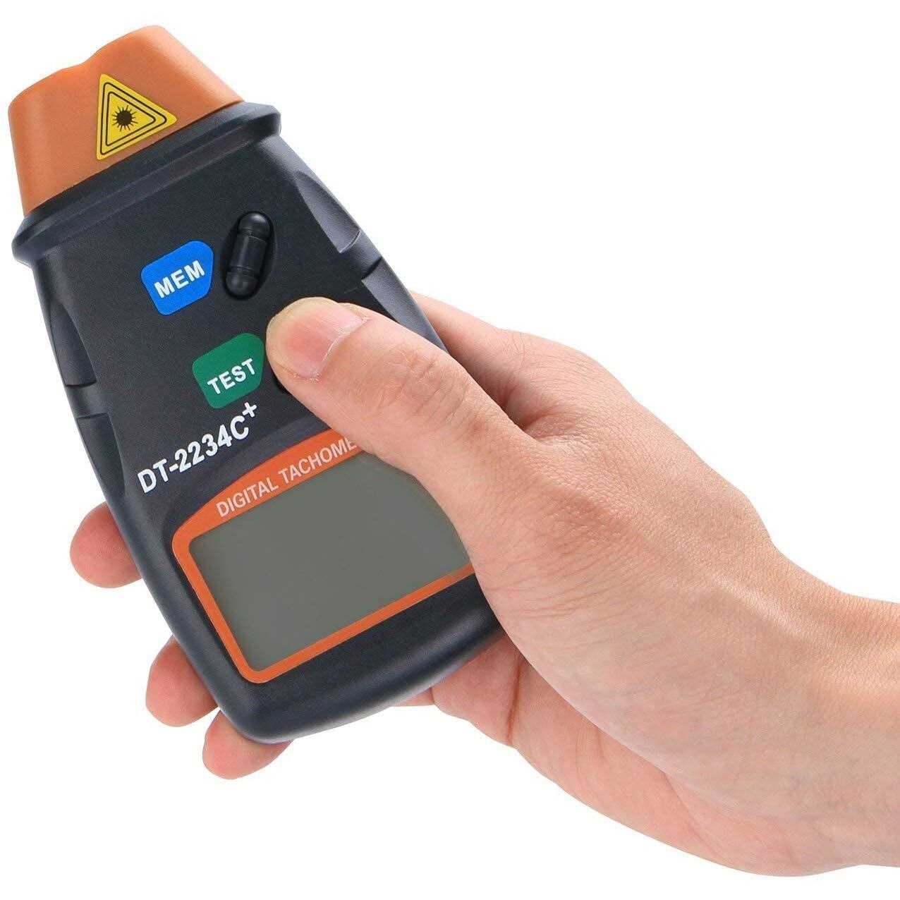 Agptek Professional Digital Laser Photo Tachometer Non Contact Rpm Tach - Cheap Fitting