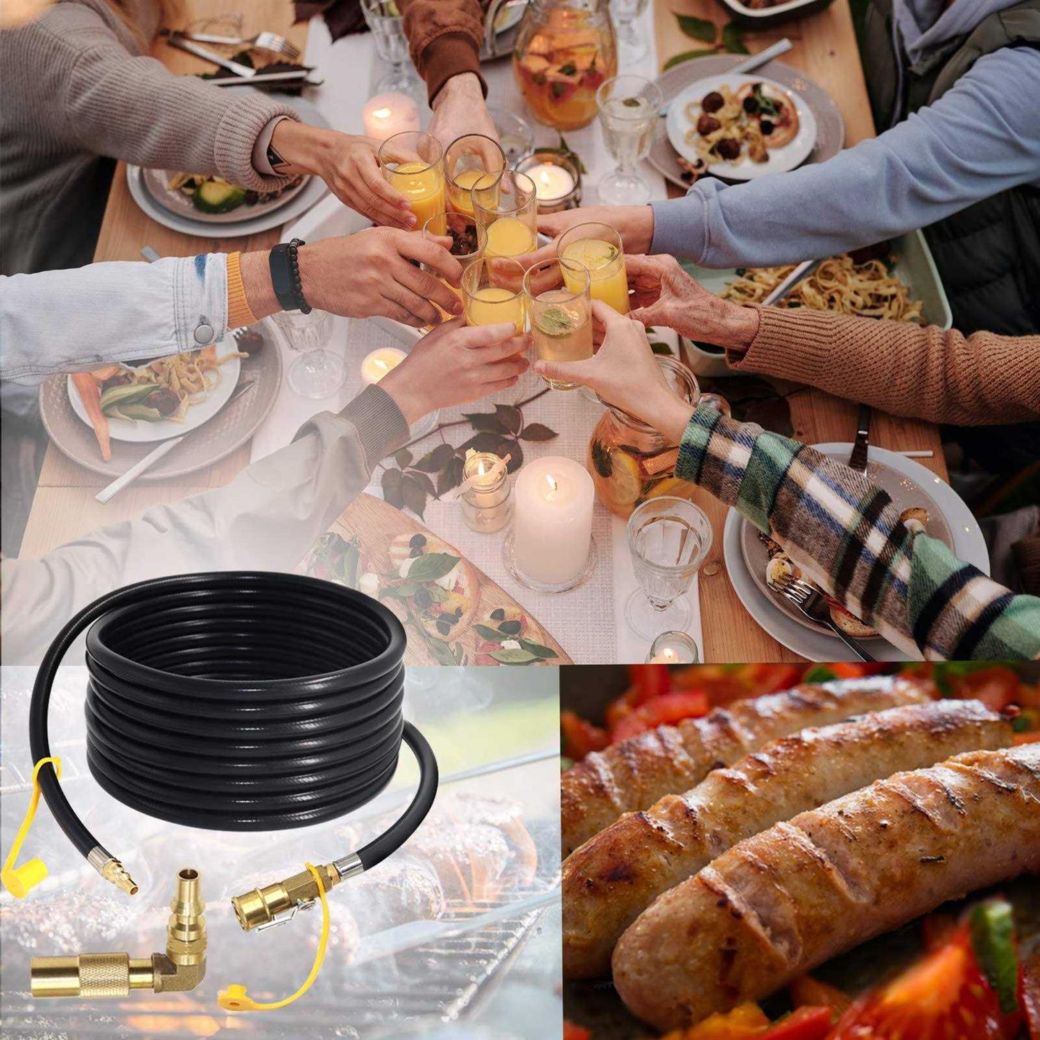 Iococee Quick-Connect RV Propane Hose - Cheap Fitting