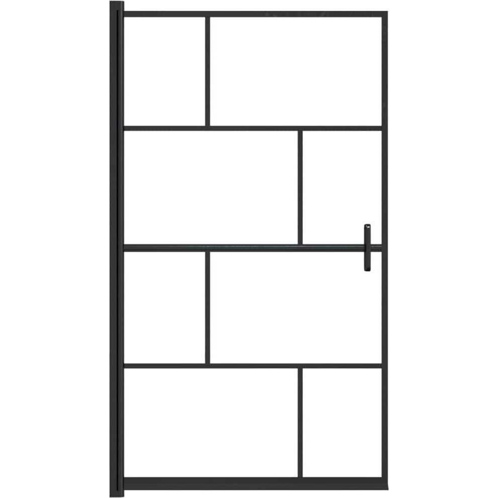 vidaXL Shower Enclosure ESG 31.5×55.1 Black - Cheap Fitting