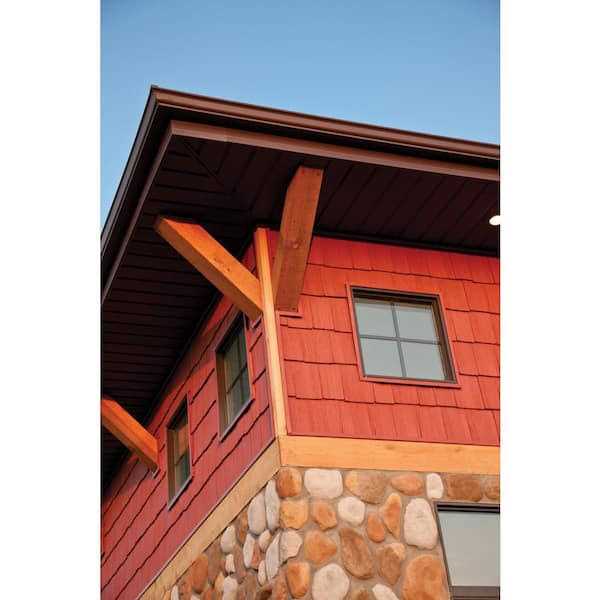 Ply Gem Take Home Sample Cedar Dimensions Shingle 24 in. Polypropylene Siding - Cheap Fitting