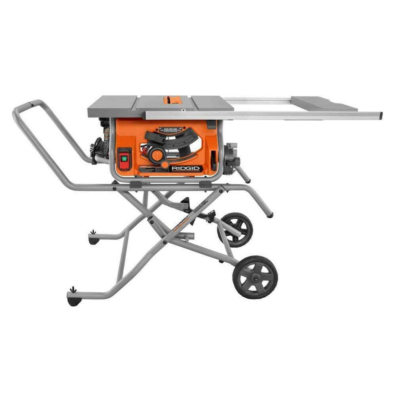 RIDGID 10 in. Pro Jobsite Table Saw with Stand - Cheap Fitting