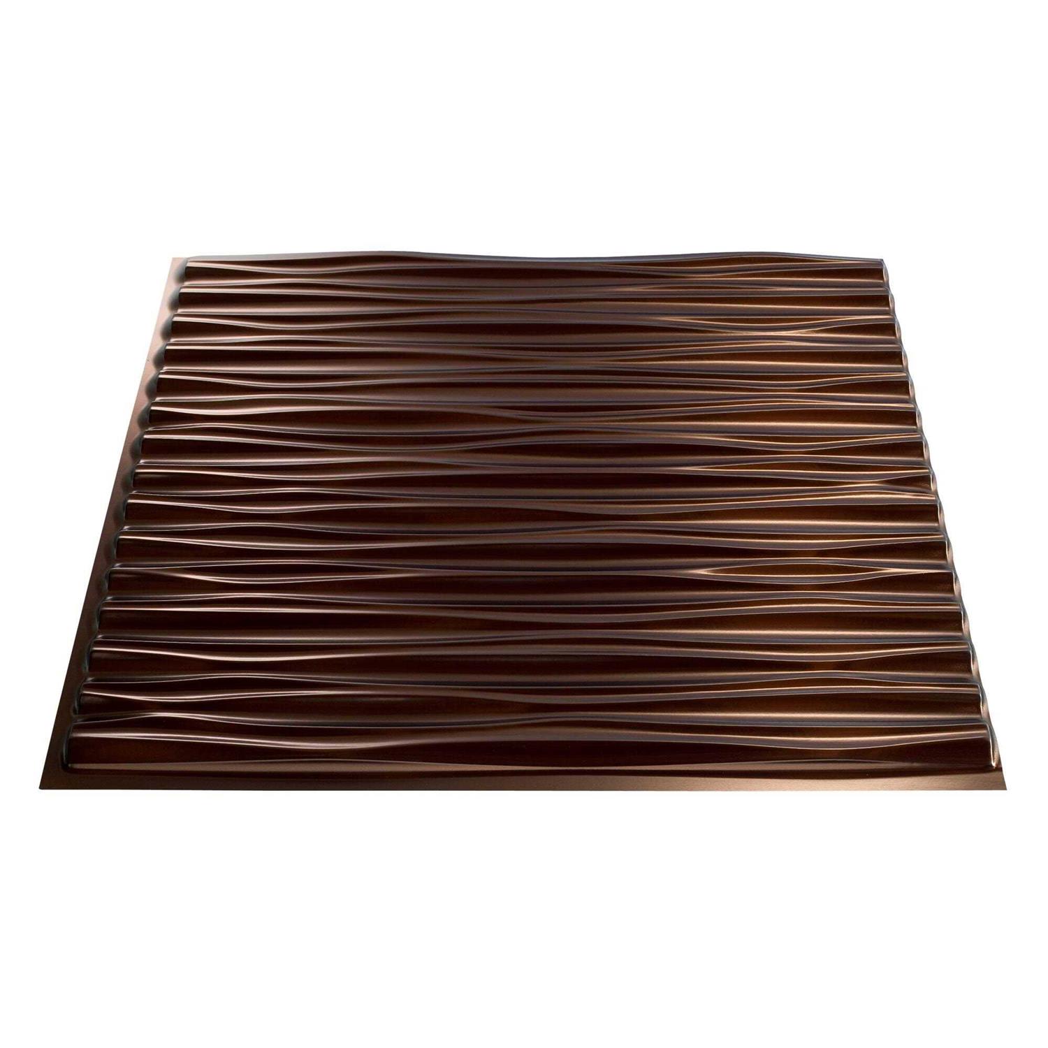 Fasade Dunes Decorative Vinyl 2ft x 2ft Lay In Ceiling Tile - Cheap Fitting