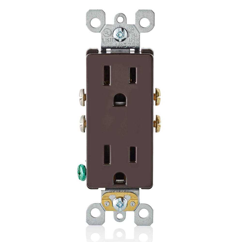 Leviton 5325 Decora Duplex Receptacle - Cheap Fitting