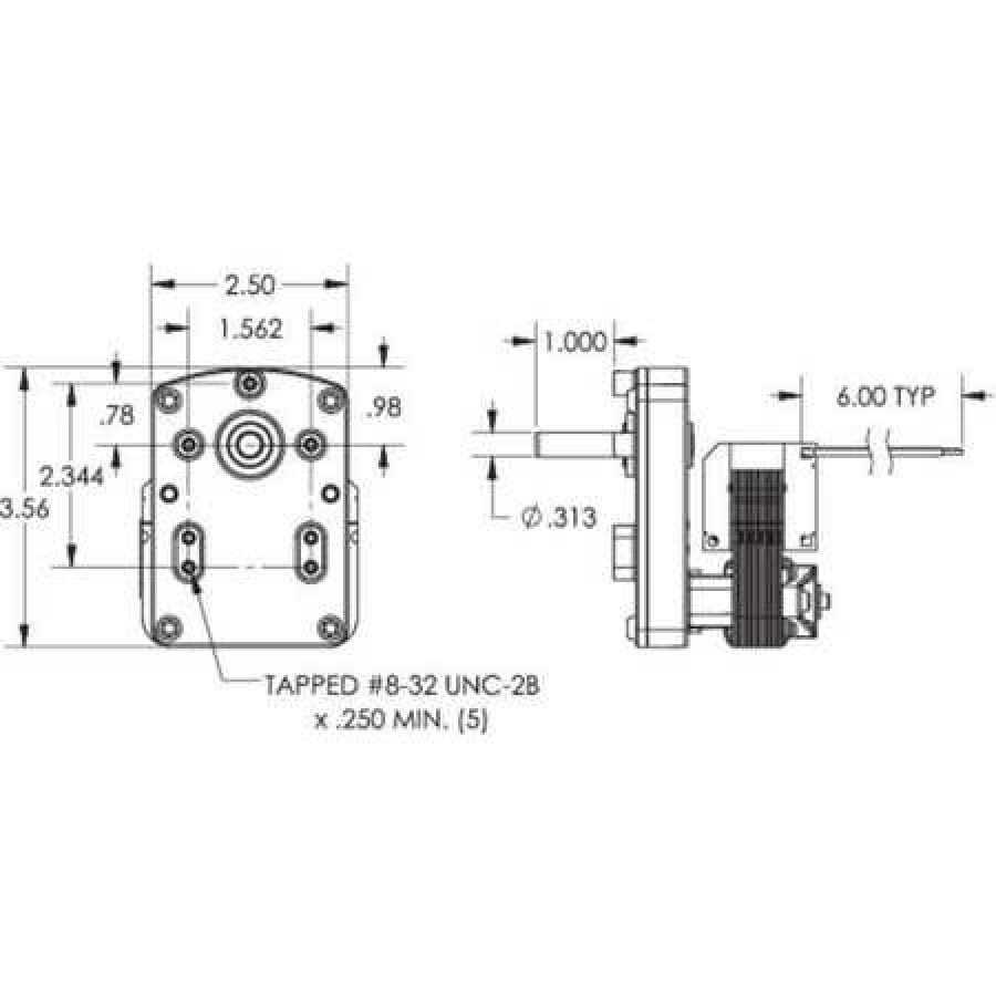 Dayton 52JE17 AC RPM - Cheap Fitting