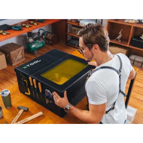 xTool Enclosure foldable and smoke-proof cover for D1/D1 Pro and other laser engravers - Cheap Fitting