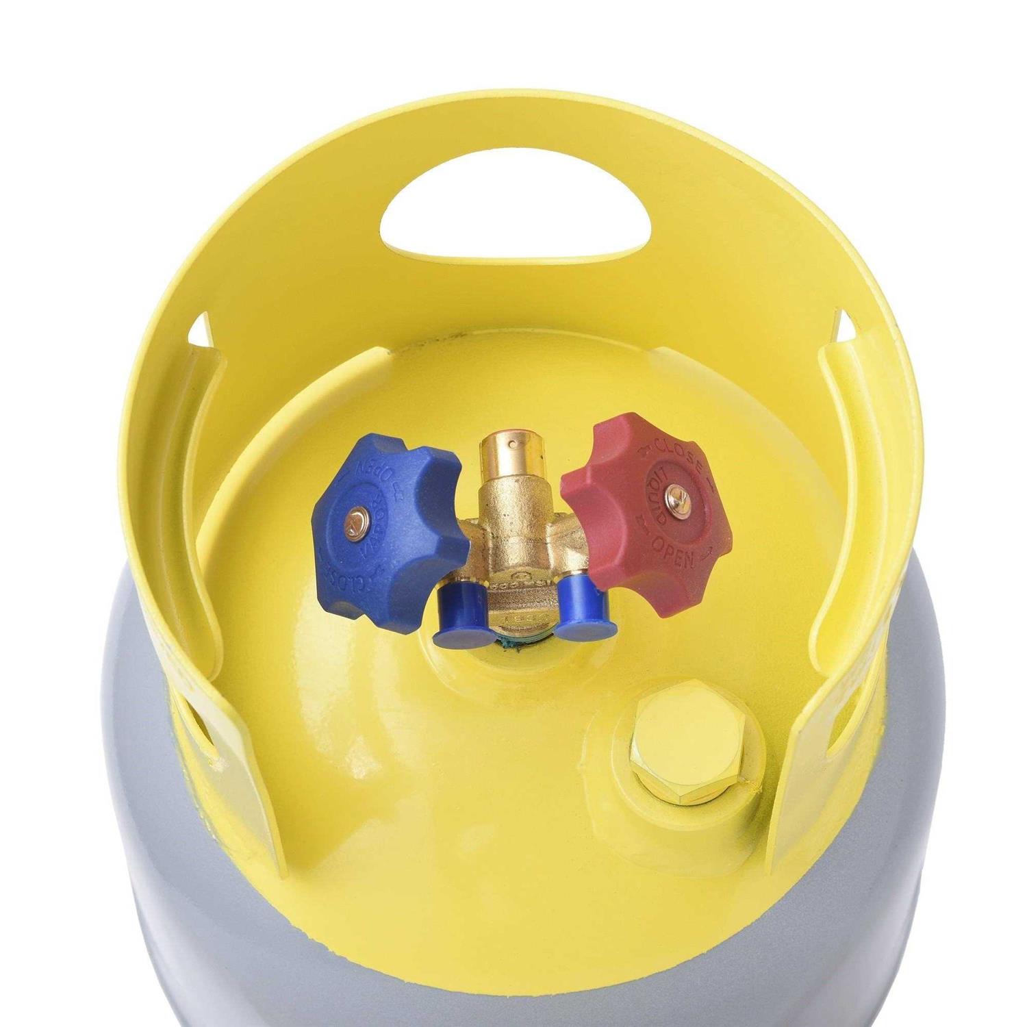 Flame King YSNR301 30lb Refrigerant Recovery Cylinder Tank - Cheap Fitting