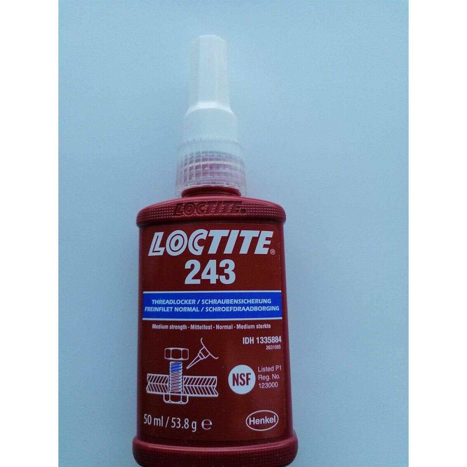 Loctite 243 Threadlocker Medium Strength - Cheap Fitting