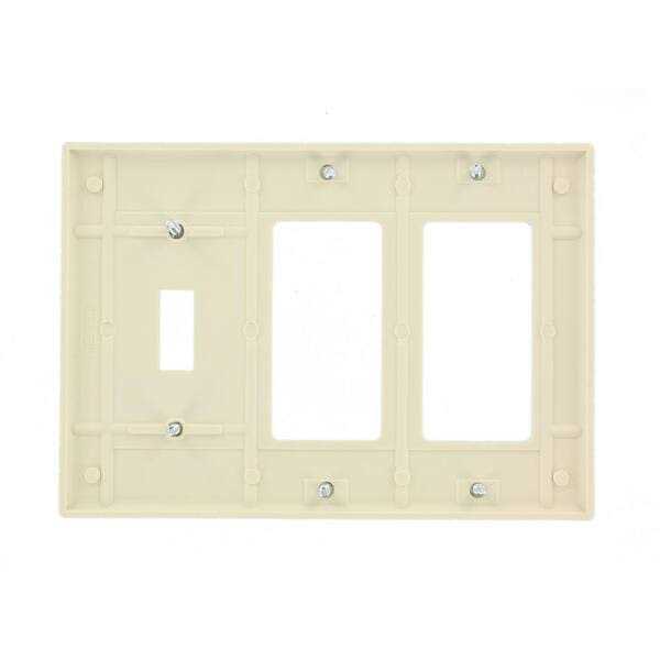 Leviton 80431-T 3-Gang Standard Size Wallplate - Cheap Fitting