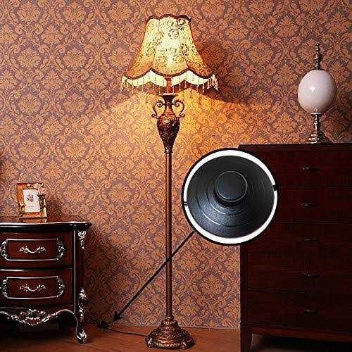 E-outstanding Black Foot Pedal Push Switch Round Button Inline Lamp Light On-Off Control Footswitch with 1.8m Cable and Wire Plug - Cheap Fitting