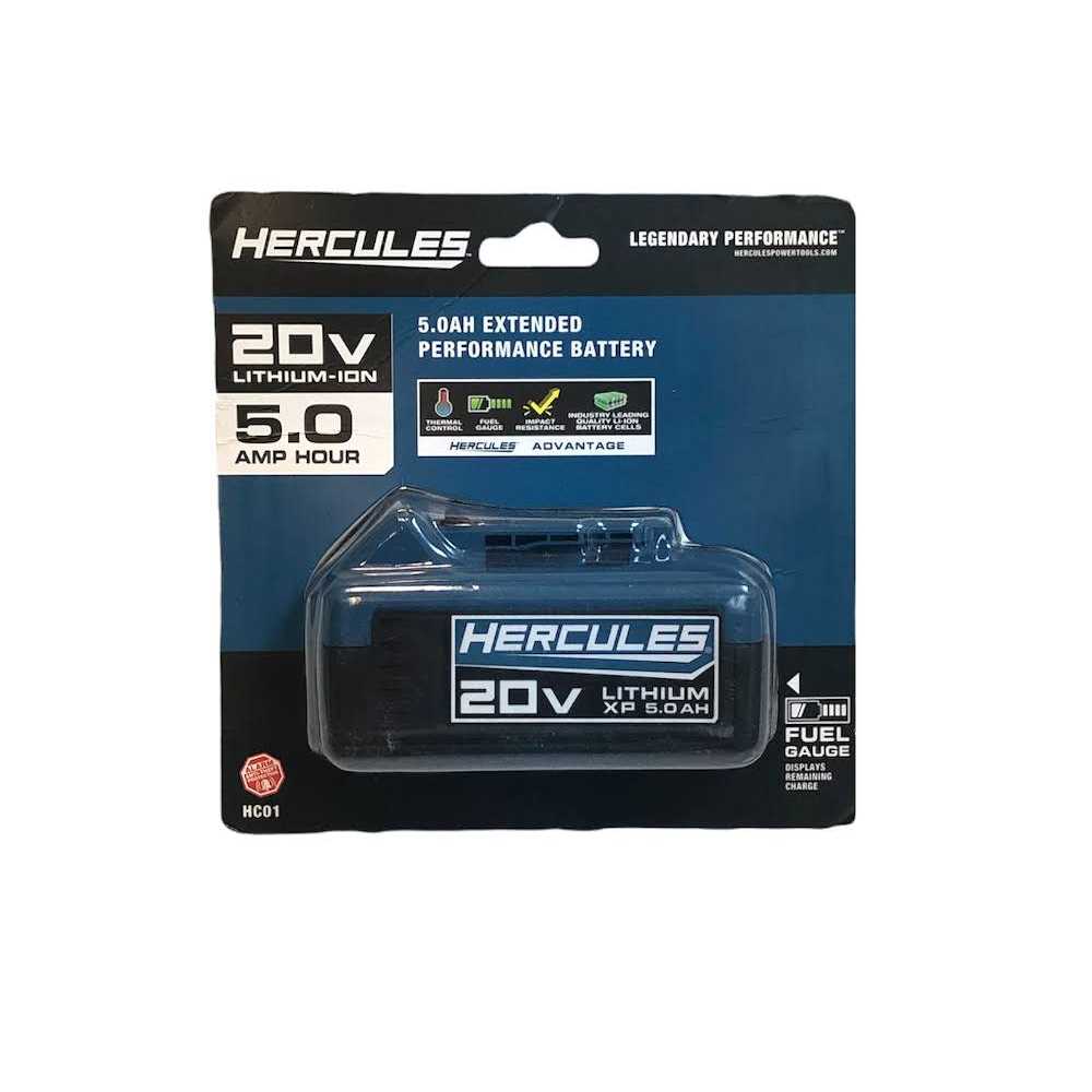 Hercules 20V 5 Ah Extended Performance Lithium-Ion Battery - Cheap Fitting