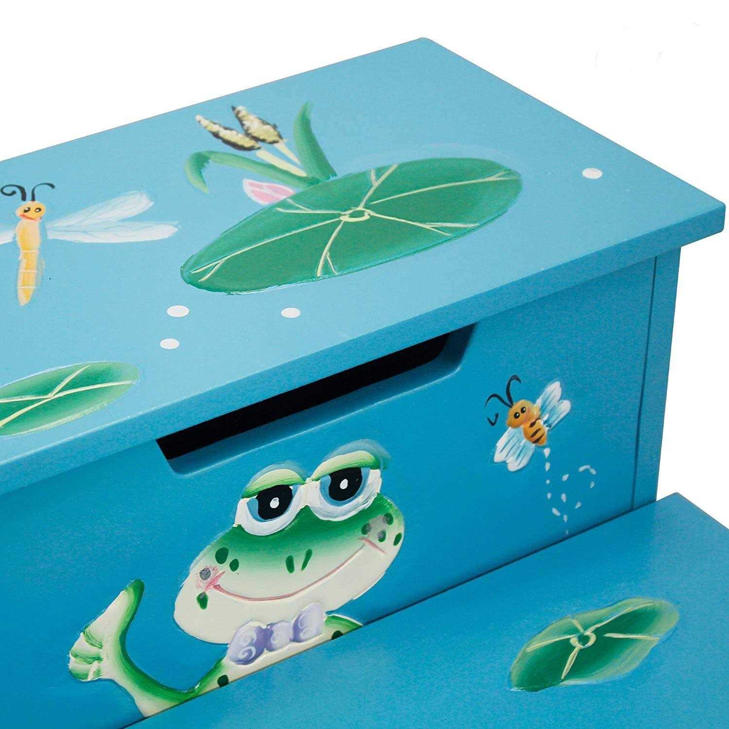 Fantasy Fields Toy Furniture -Froggy Step Stool with Storage - Cheap Fitting